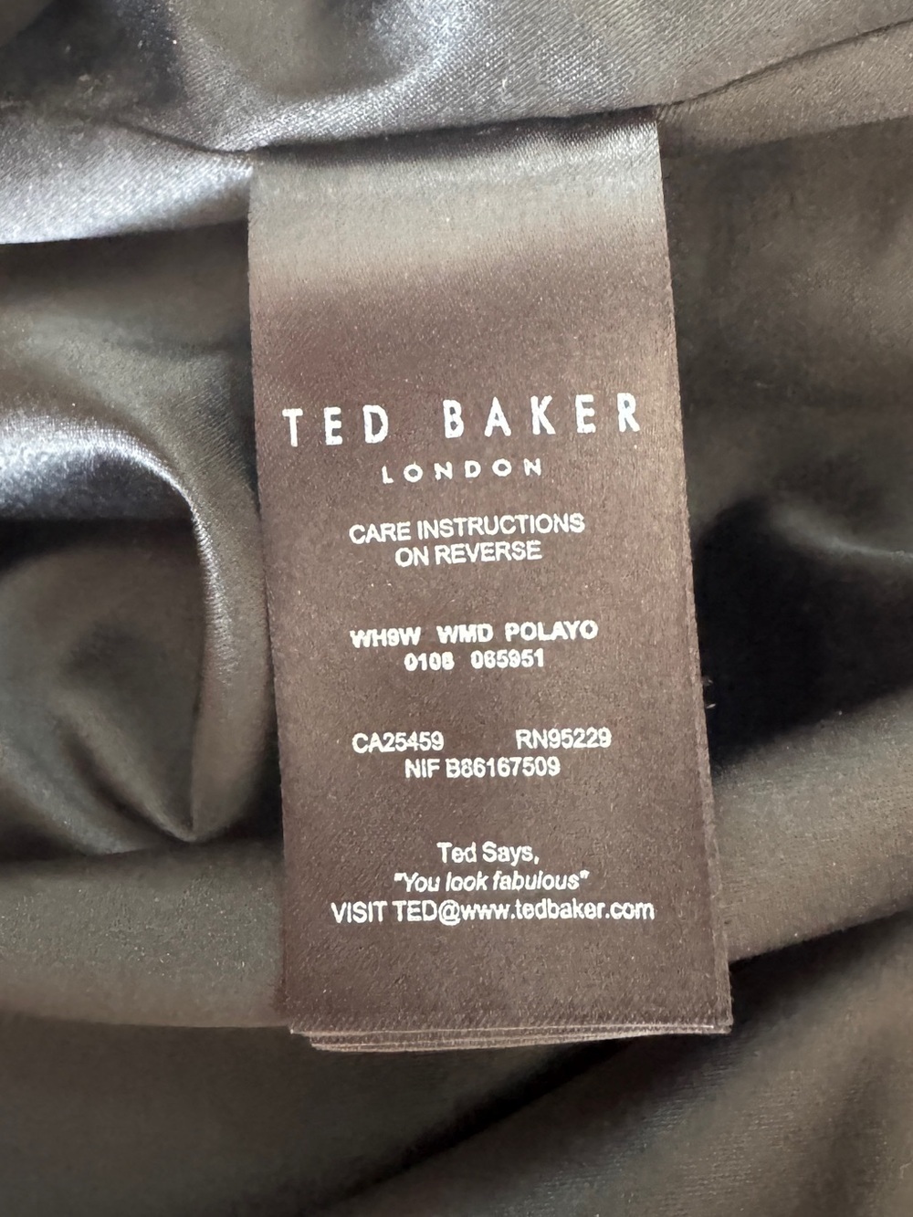 Ted Baker Polayo Berry Sundae Asymmetric Floral Sheath Dress TB 5 US 12 XL - Picture 12 of 15